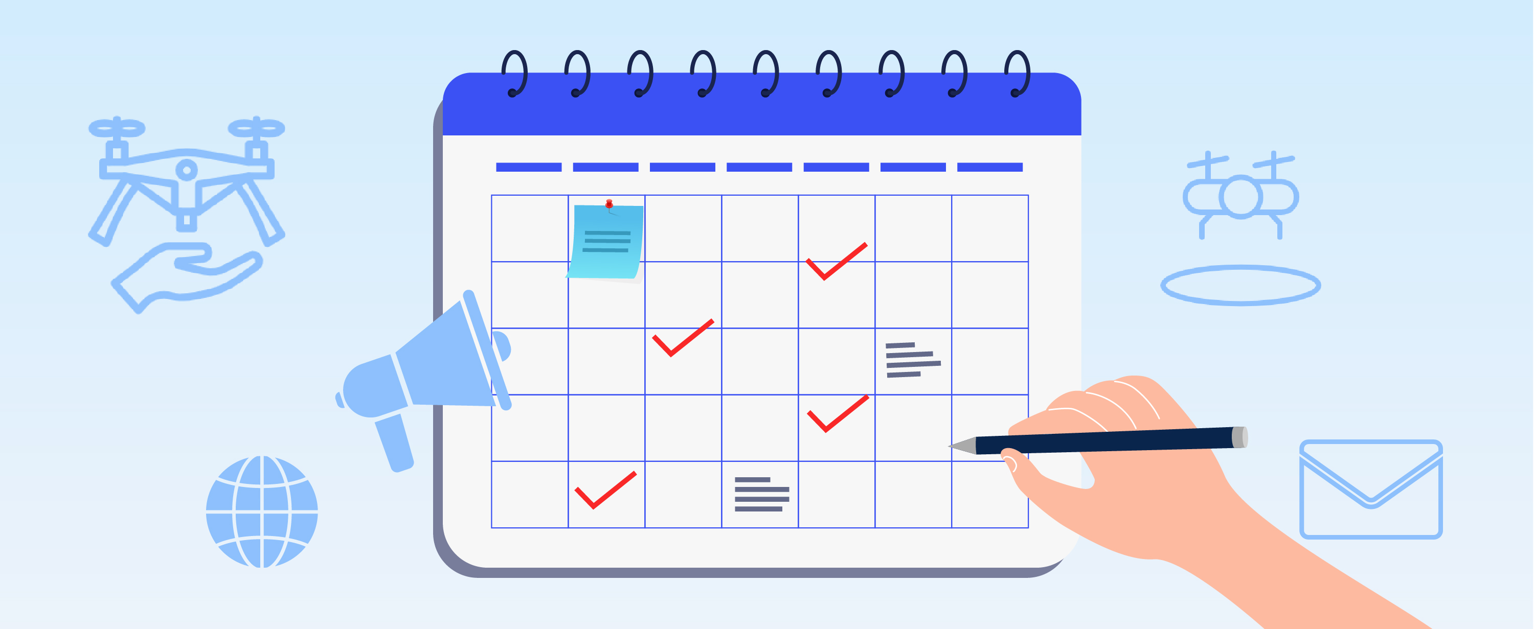 講習スケジュールのイメージ